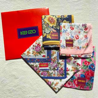 ケンゾー(KENZO)のKENZO ハンカチ スカーフ　4種セット(ハンカチ)