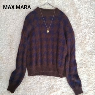 Max Mara - MAX MARA☆マックスマーラ☆モヘヤ混☆モックネックニット
