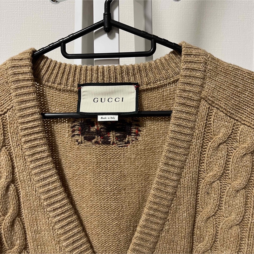 公式通販 GUCCI グッチ カーディガン ブラウン ポケット付き カーディガン 公式通販 GUCCI グッチ カーディガン ブラウン ポケット付き カーディガン