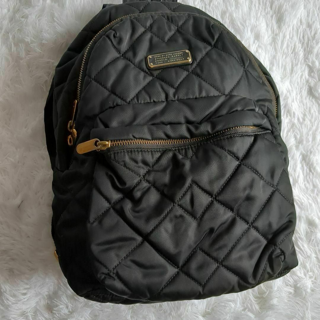 極美品 MARC JACOBS リュック キルティング Jマーク ゴールド金具