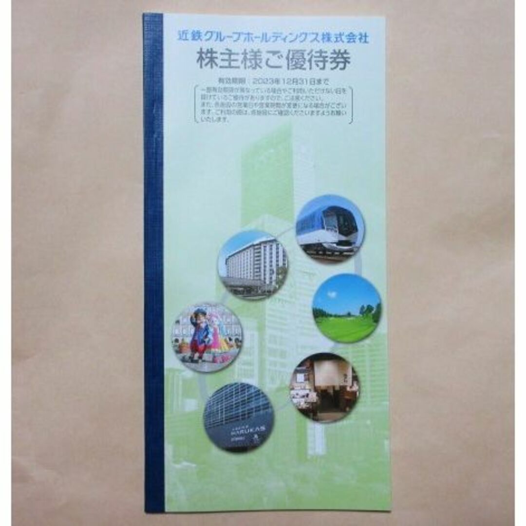 近鉄 グループホールディングス　株主優待券　冊子のみ　1冊 | フリマアプリ ラクマ