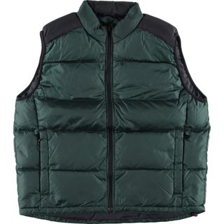 エディーバウアー Eddie Bauer リバーシブル グースダウンベスト メンズL /eaa385165