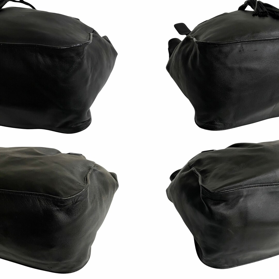 PRADA - 極 美品 希少品 PRADA プラダ ロゴ 金具 ナッパレザー 本革