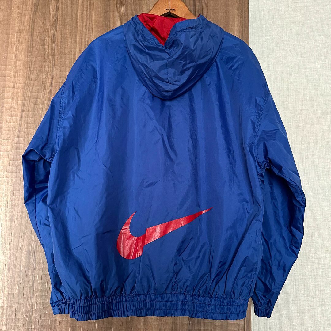 【90s】NIKE ナイキ　白タグ　ナイロンジャケット　ジップアップパーカー