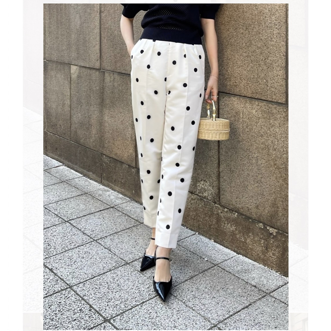 UNITED ARROWS - 新品 HYEON hyeon carrot pants dot whiteの通販 by
