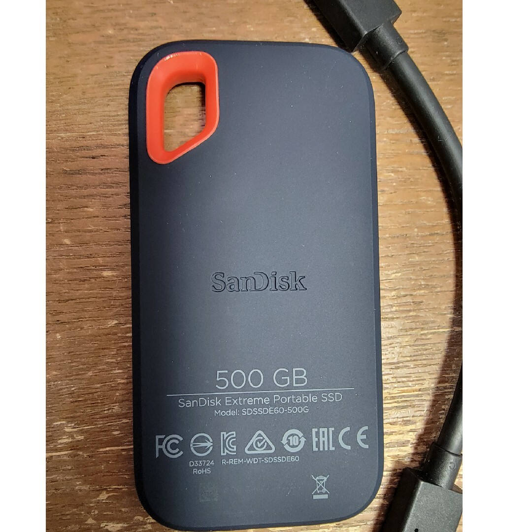 SanDisk SSD 外付け 500GB USB3.2Gen2★１度使用美品