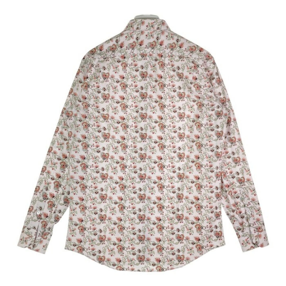 Paul Smith(ポールスミス)の★PAUL SMITH ポールスミス 2016 LOGAN FLORAL PRINT SHIRTS シャツ 長袖 総柄  白 ホワイト ピンク PF-CR-52458 sizeL メンズのトップス(シャツ)の商品写真