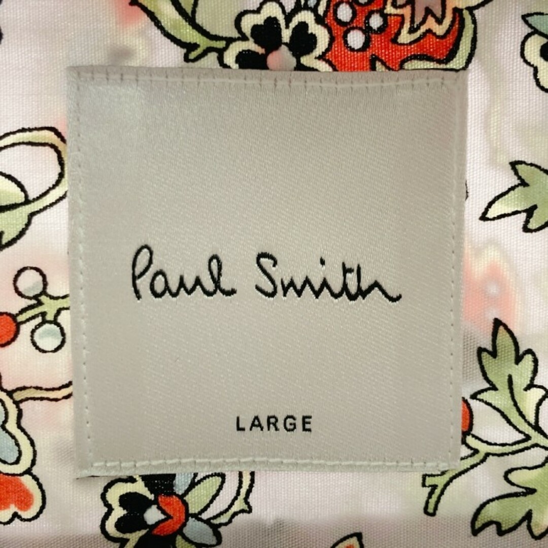 Paul Smith(ポールスミス)の★PAUL SMITH ポールスミス 2016 LOGAN FLORAL PRINT SHIRTS シャツ 長袖 総柄  白 ホワイト ピンク PF-CR-52458 sizeL メンズのトップス(シャツ)の商品写真