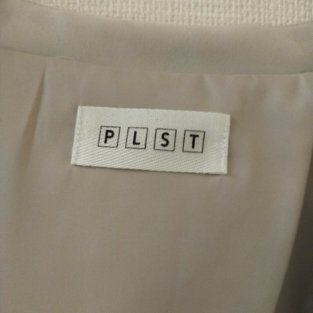 PLST(プラステ)の『PLST 』レディースジャケット クリームベージュ レディースのジャケット/アウター(ノーカラージャケット)の商品写真