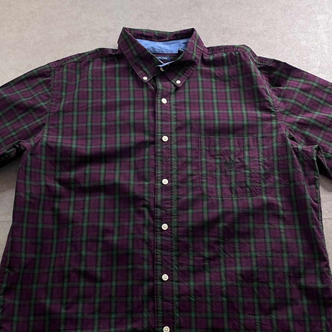 CHAPS　チャップス　チェックシャツ　ボタンダウンシャツ　　XL 4