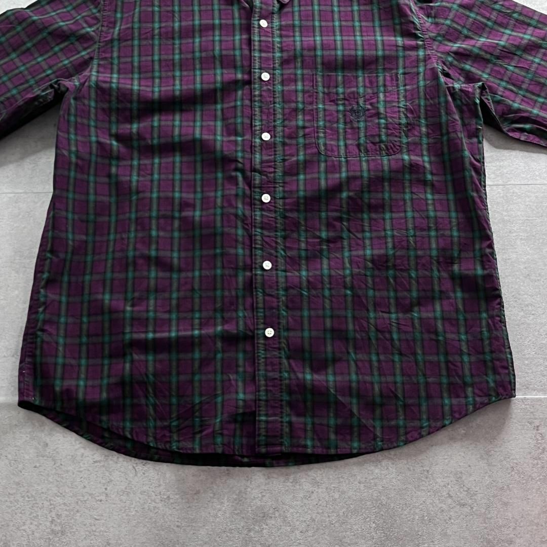 CHAPS　チャップス　チェックシャツ　ボタンダウンシャツ　　XL 5