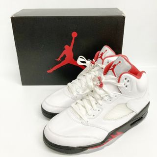 ナイキ(NIKE)の★NIKE ナイキ DA1911-102 AIR JORDAN 5 RETRO OG FIRE RED エアジョーダン5 ファイアレッド size28cm(スニーカー)