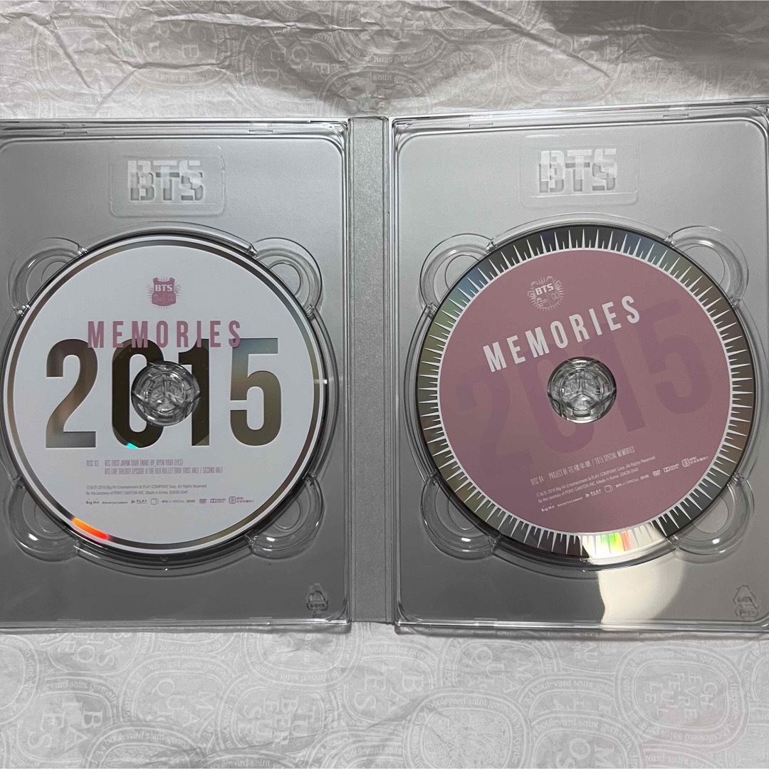 【公式】BTS MEMORIES 2015 DVD 韓国盤 正規品 メモリーズ