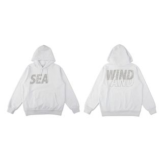 WIND AND SEA - WIND AND SEA RHINE STONE HOODIE / WHITEの通販 by ...