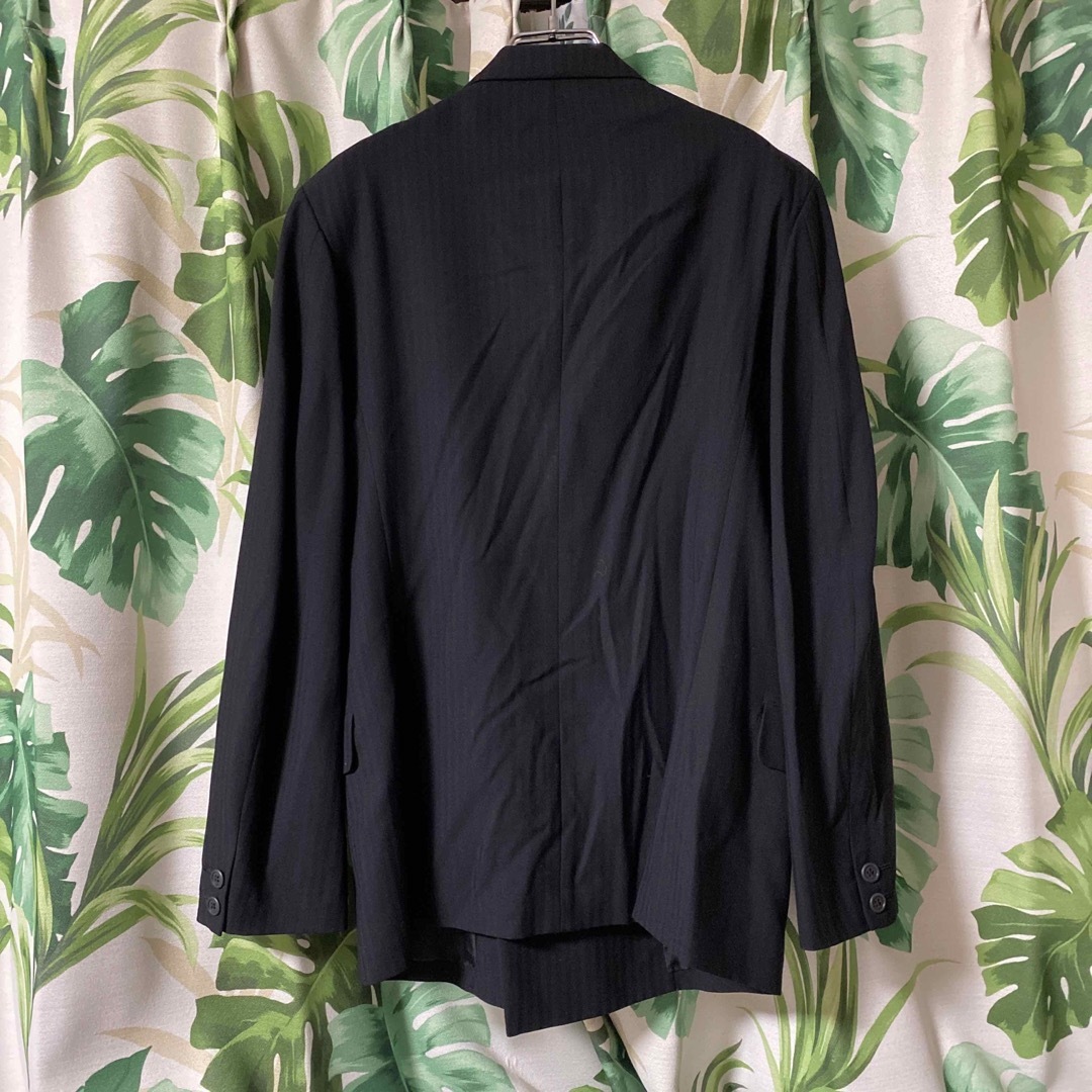 Yohji Yamamoto - ヨウジヤマモト ウールギャバ黒ストライプ Yohji Yamamoto - ヨウジヤマモト ウールギャバ黒ストライプ