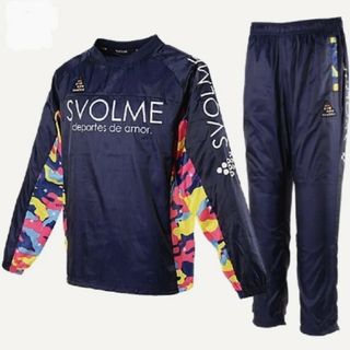 スボルメ(Svolme)のスボルメ ピステ 上下セット XL(O・LL) 濃紺×カラフル迷彩 used(ウェア)