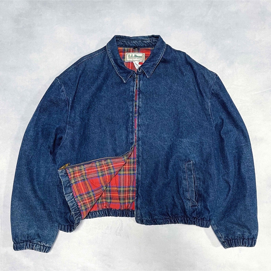 80's　USA製　L.L.Bean エルエルビーン　デニム スイングトップ