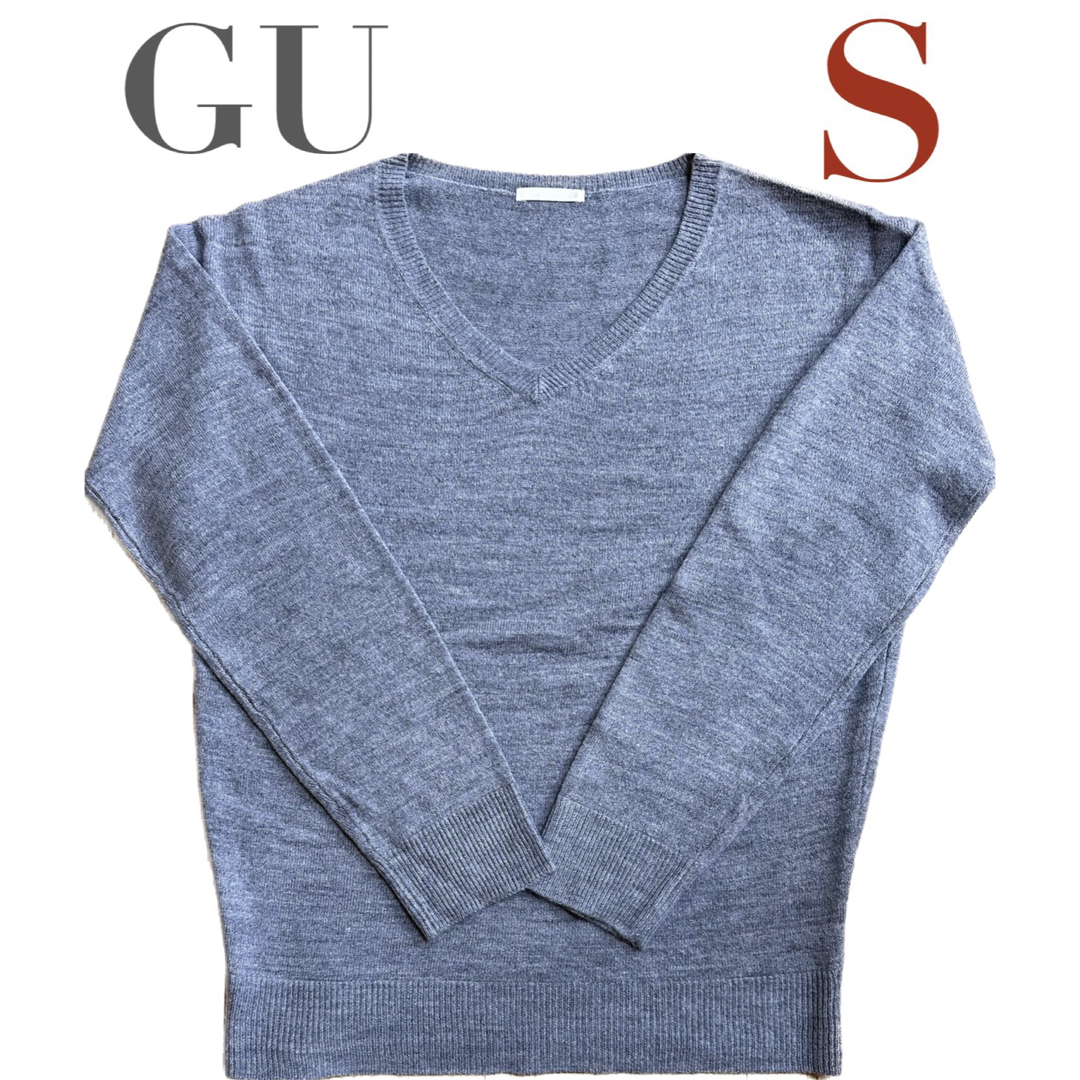 【最終価格】GU カシミヤタッチVネックセーター　Vネックセーター　セーター | フリマアプリ ラクマ