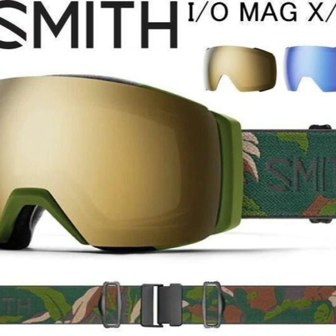 SMITH - SMITH スミス スノーゴーグル I/O MAG XL OLIVE ゴーグルの