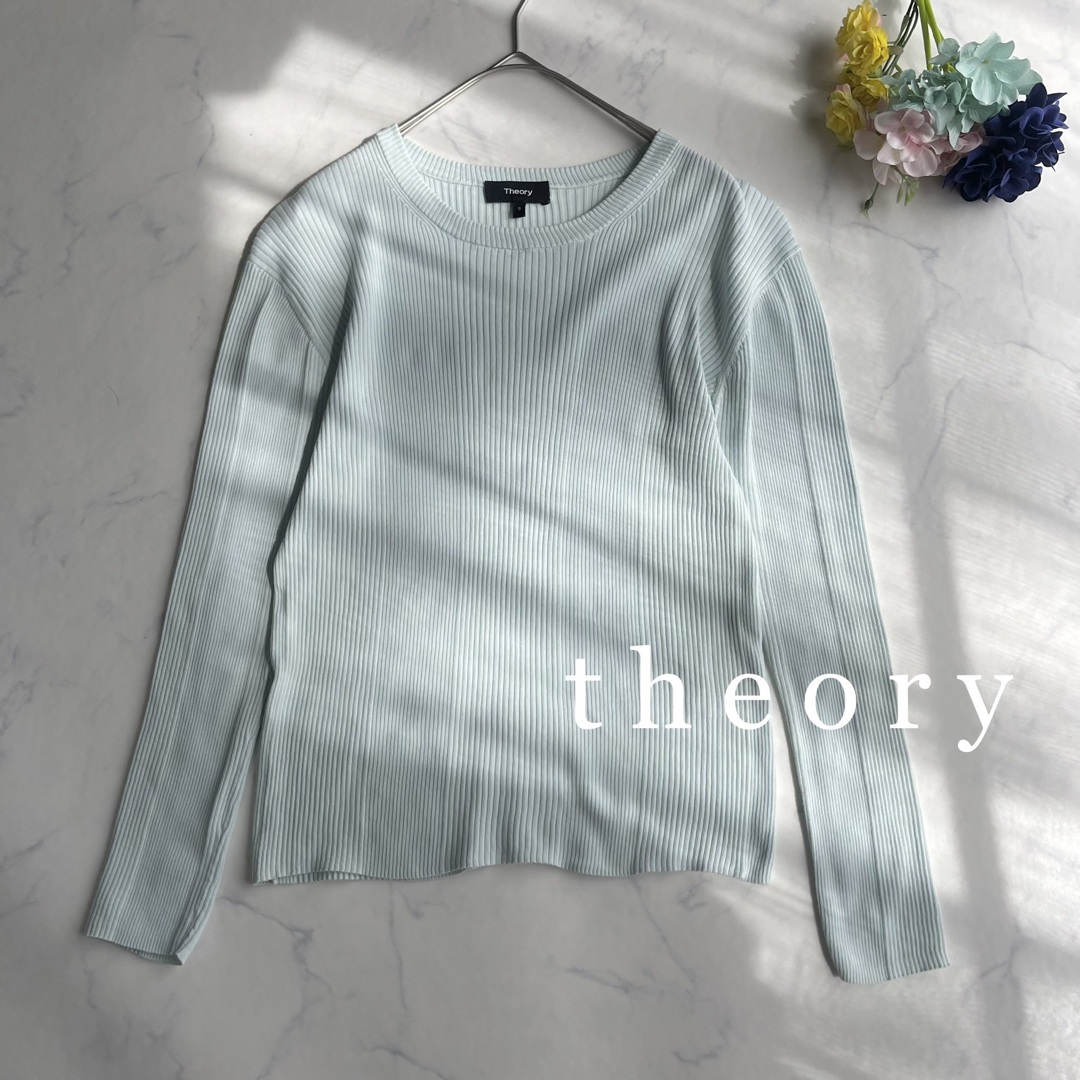 theory - Theory リブニットセーター プルオーバー コットンの通販 by ...