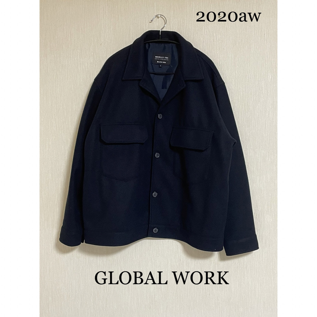 GLOBAL WORK(グローバルワーク)のGLOBAL WORK / グローバルワーク　ウーリーテックCPOジャケット メンズのジャケット/アウター(ブルゾン)の商品写真