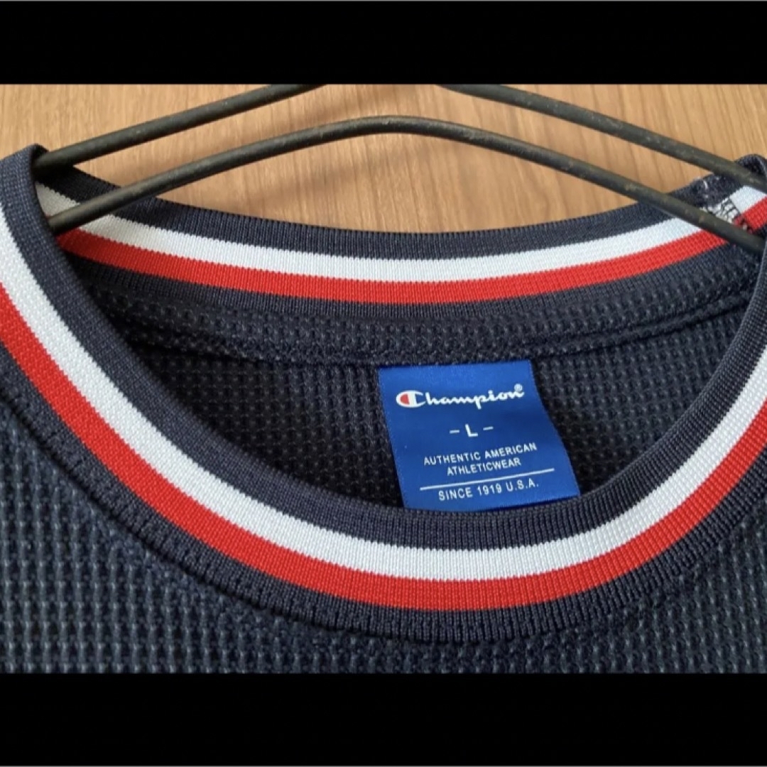 Champion(チャンピオン)のchampionロングスリーブワッフルTシャツ メンズのトップス(Tシャツ/カットソー(七分/長袖))の商品写真