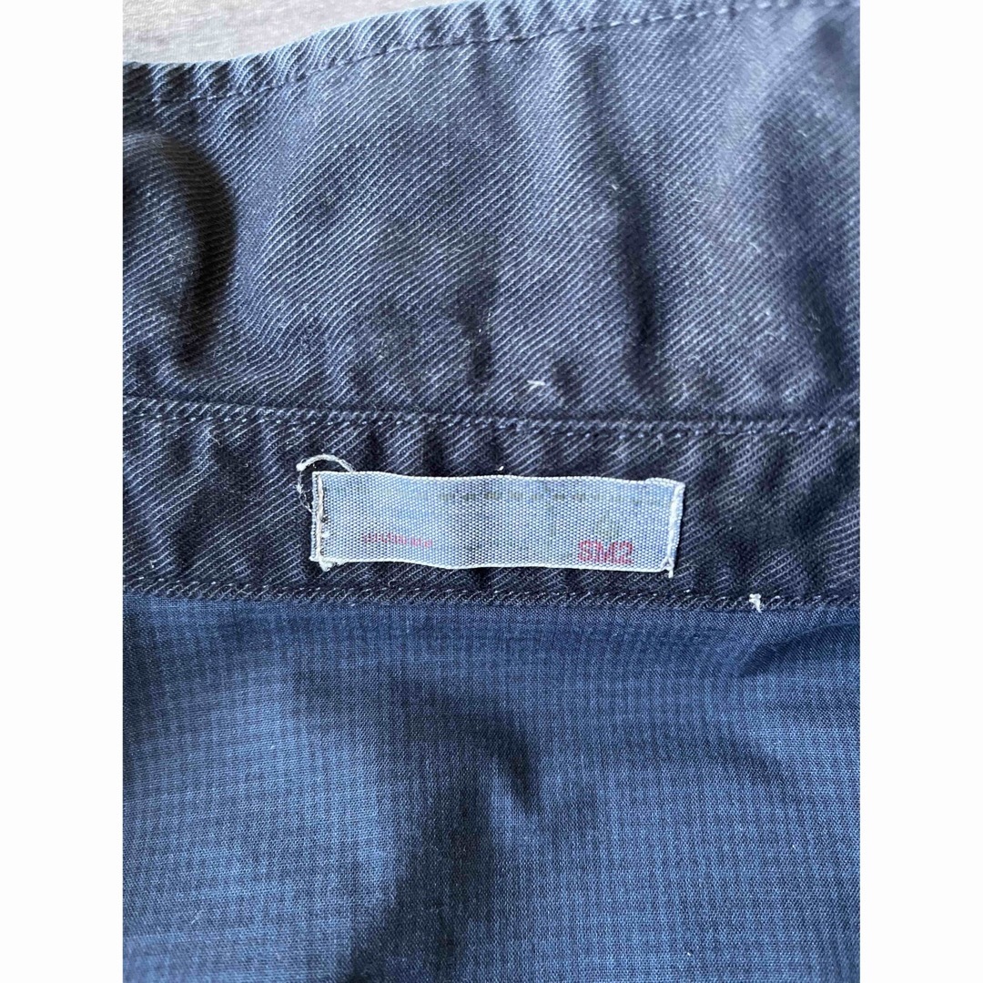SM2(サマンサモスモス)のSM2  ミドル丈ワンピース　コート　ネイビー　紺色　後染め レディースのワンピース(ひざ丈ワンピース)の商品写真