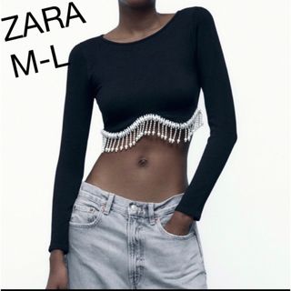 ZARA - ZARA Barbie ボーダートップス バービー Sサイズの通販 by