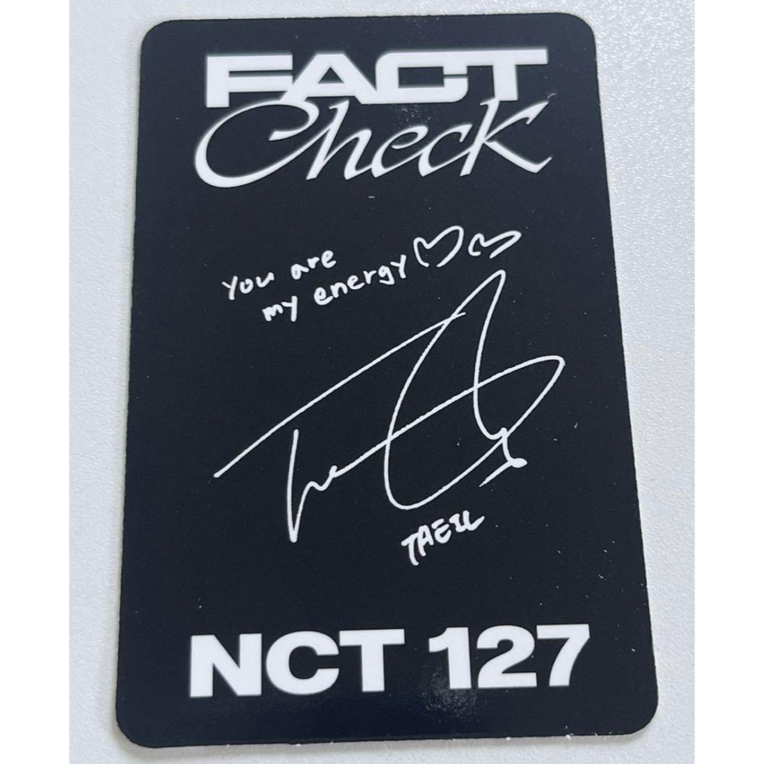 NCT127 アメリカ target限定　テイル トレカ　FACT CHECK