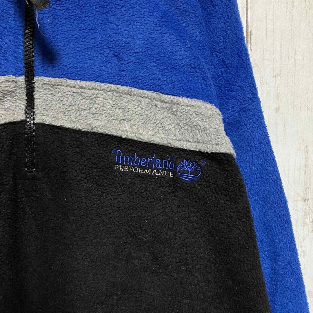 Timberland(ティンバーランド)のZ930ティンバーランド ハーフジップフリースワンポイント刺繍ロゴマルチカラー メンズのトップス(その他)の商品写真