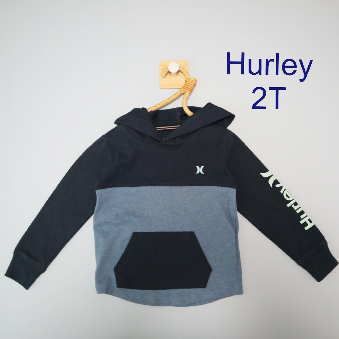 Hurley(ハーレー)のハーレー　長袖フーディー　ロンＴ　【2T】 キッズ/ベビー/マタニティのキッズ服男の子用(90cm~)(Tシャツ/カットソー)の商品写真