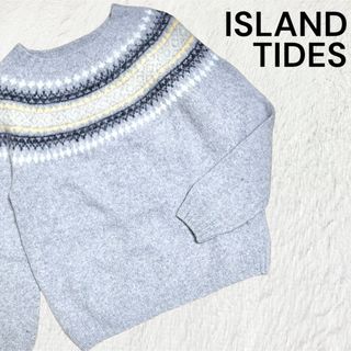 インバーアラン(INVERALLAN)のイギリス製★ISLAND TIDES ノルディック柄ニット セーター(ニット/セーター)