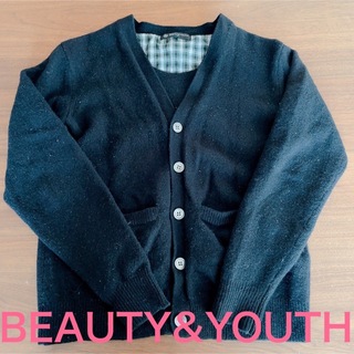 ビューティアンドユースユナイテッドアローズ(BEAUTY&YOUTH UNITED ARROWS)のBEAUTY&YOUTH UNITED ARROWSニット　カーディガン　黒(カーディガン)