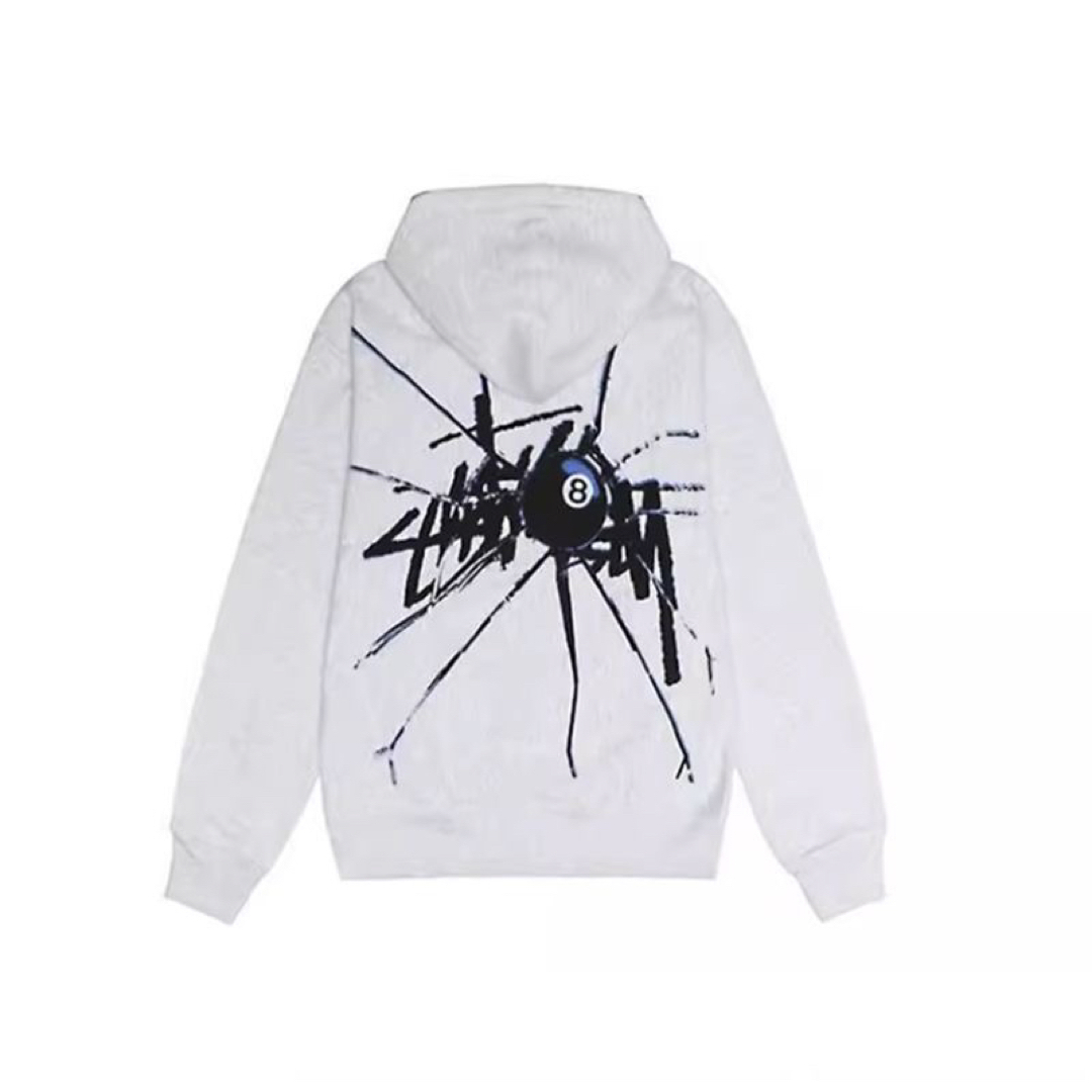 STUSSY ステューシー スウェット パーカー プルオーバー Ｌ 裏起毛-