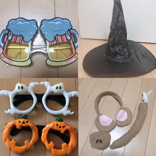 ハロウィン小物5点セット(衣装一式)