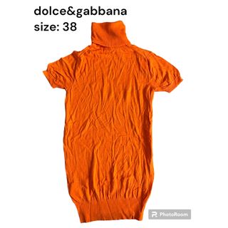 ドルチェアンドガッバーナ(DOLCE&GABBANA)のdolce&gabbana タートルネック　トップス　半袖(ニット/セーター)