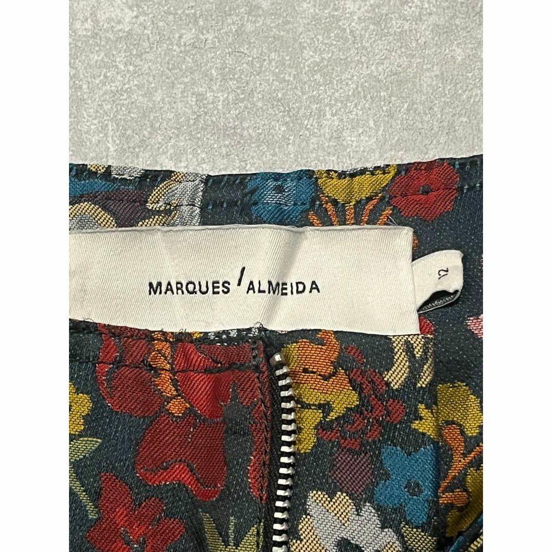 marques almeida 17ss 花柄 刺繍 ブーツカットパンツの通販 by