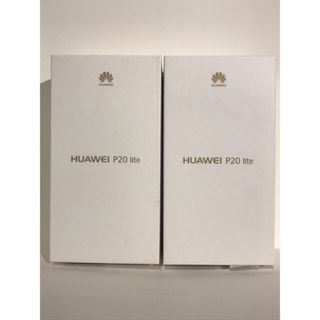 ファーウェイ(HUAWEI)の★新品国内正規品★ファーウェイP20 liteブルーSIMフリーHUAWEI×2(スマートフォン本体)