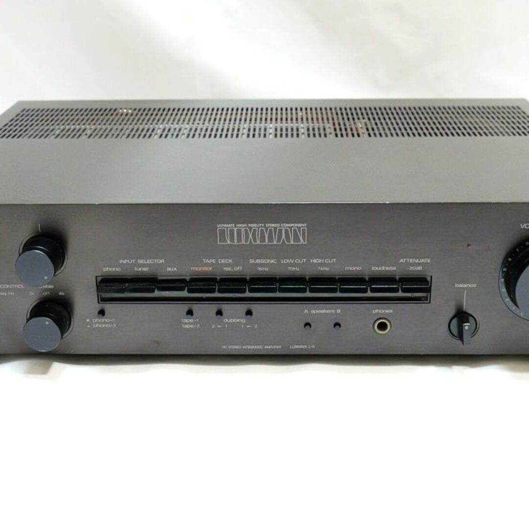 LUXMAN L-5 プリメインアンプ ラックスマン ブラック