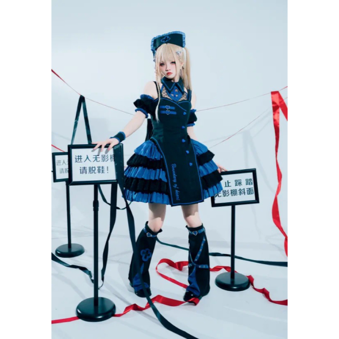 恋愛診療所 フルセット☆黒 甘ロリ しゅくれどーる ロリィタ ロリータ | フリマアプリ ラクマ