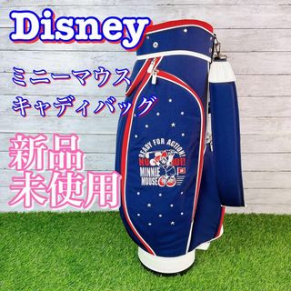 新品•未使用】Disney ミニーマウス キャディバッグ レディース ゴルフ-