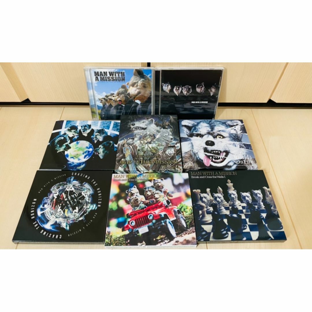 MAN WITH A MISSION アルバム 8枚セット 初回盤 CD+DVD