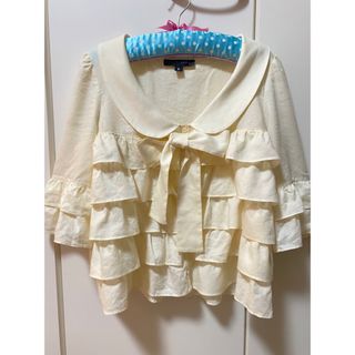 ジルスチュアート(JILLSTUART)のジルスチュアート　フリルブラウス(シャツ/ブラウス(長袖/七分))