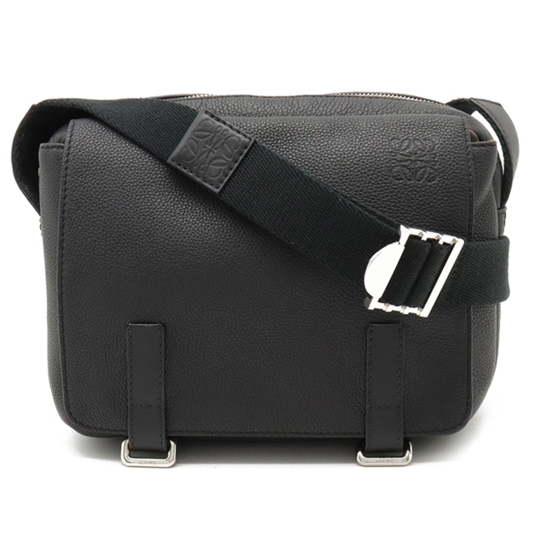 【美品】LOEWE ロエベ ミリタリーメッセンジャーバックXS Negro