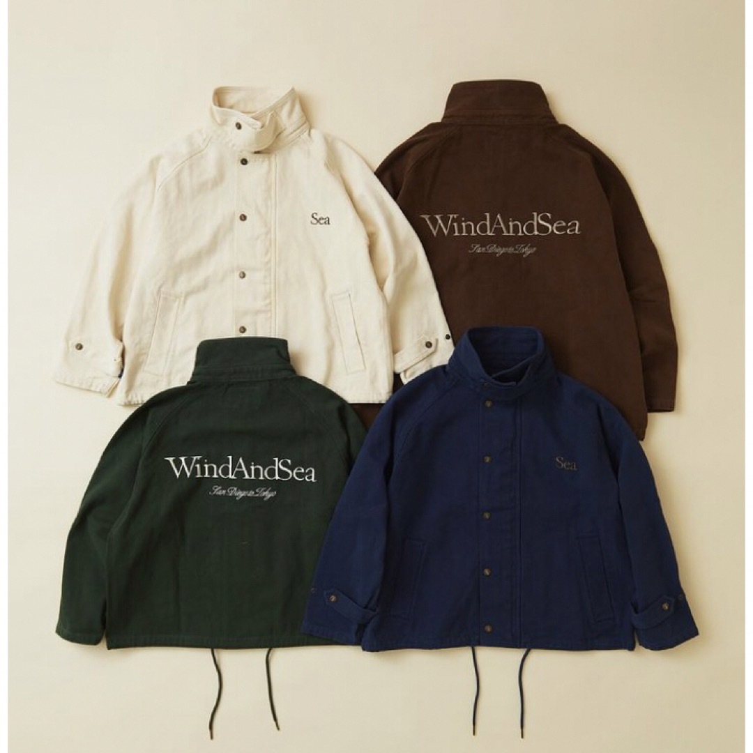 WIND AND SEA DUCK CANVAS RIDING JACKET