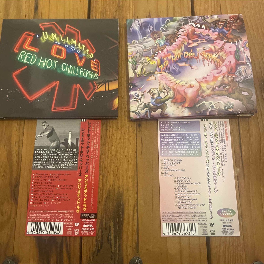 レッチリ　CD 2枚セット　リターン・オブ・ザ・ドリーム・カンティーン
