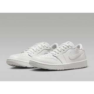 ナイキ(NIKE)のNike Air Jordan 1 Low Golf White クロコダイル(スニーカー)