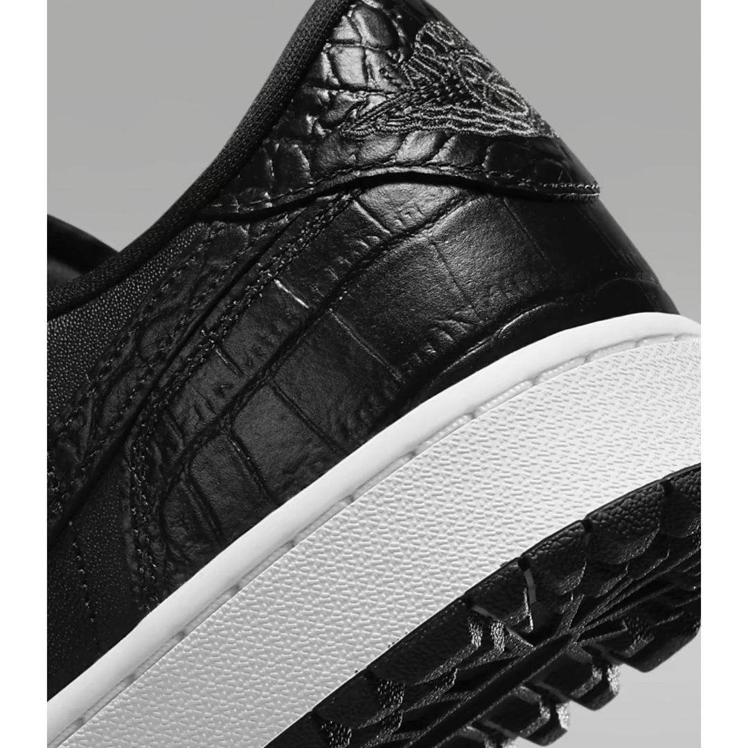 Nike Air Jordan 1 Golf Black Crocodile 黒
