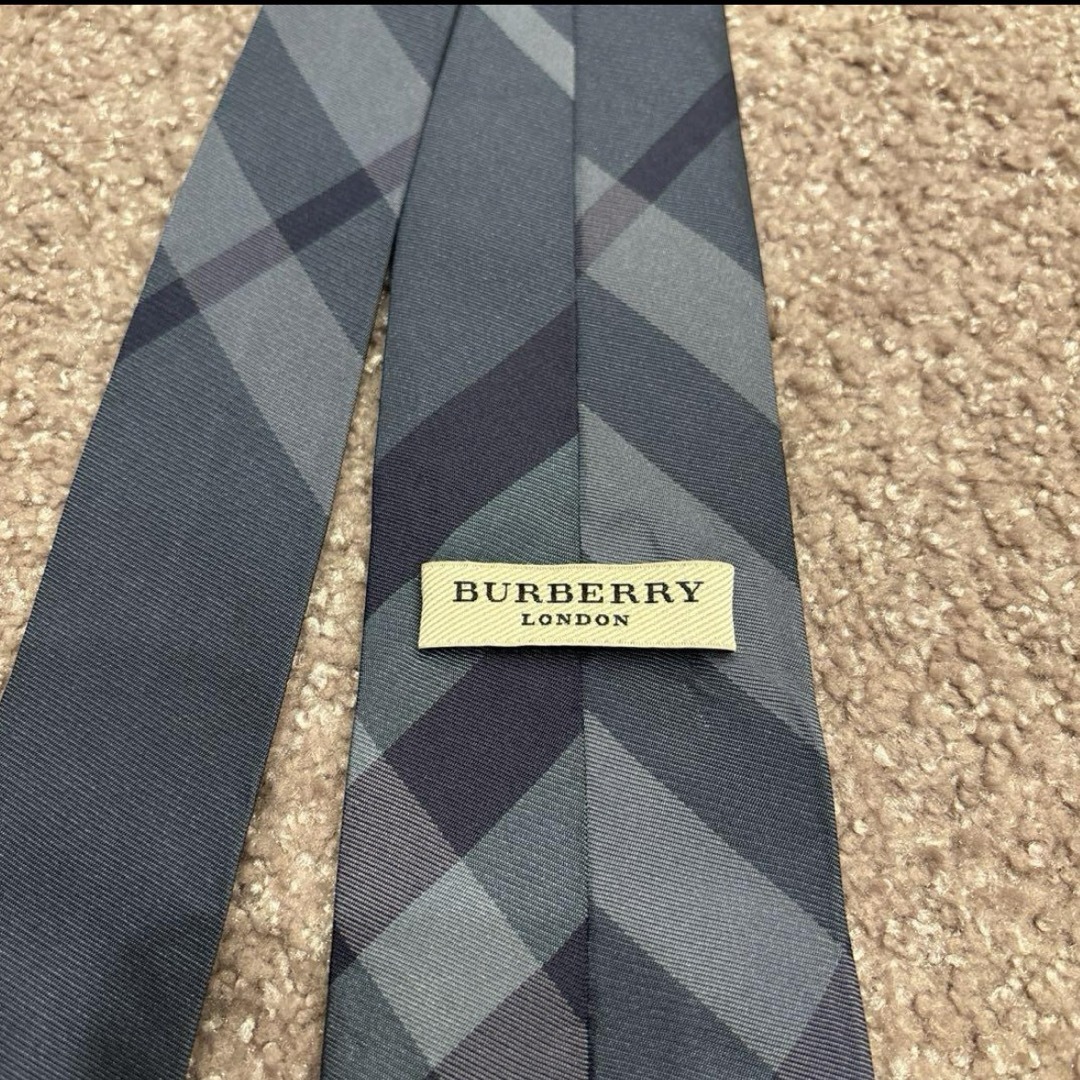 BURBERRY(バーバリー)のBURBERRY LONDON/ ネクタイ ブルーグレー メンズのファッション小物(ネクタイ)の商品写真