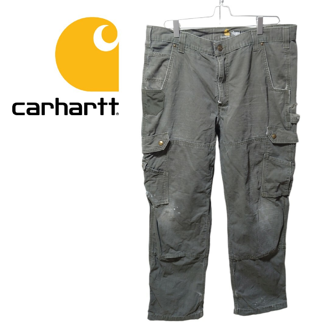 carhartt(カーハート)の【Carhartt】リップストップ ダブルニーペインターパンツ A-1336 メンズのパンツ(ペインターパンツ)の商品写真